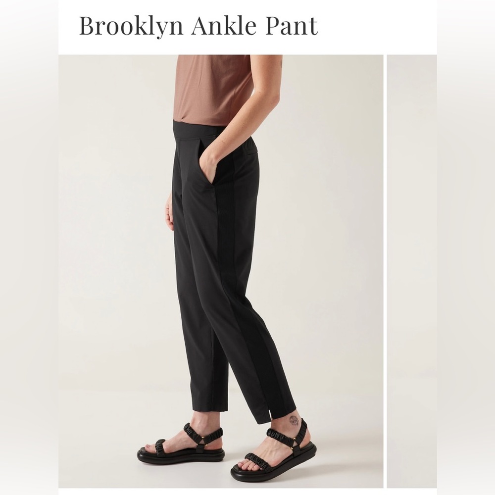 Athleta Brooklyn Ankle Pant in Black Size 4P